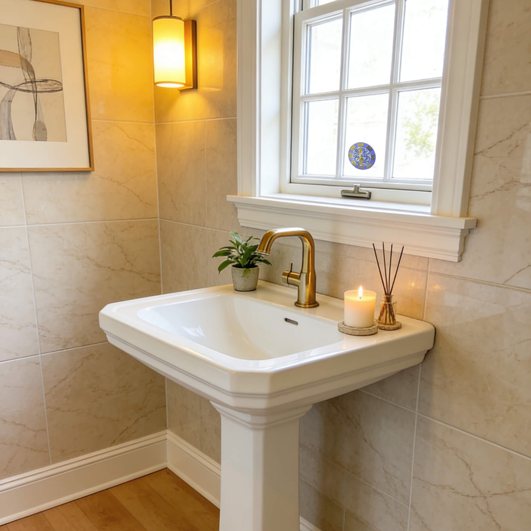 Feng Shui Water Charm – For Harmony When Faucet Faces a Window