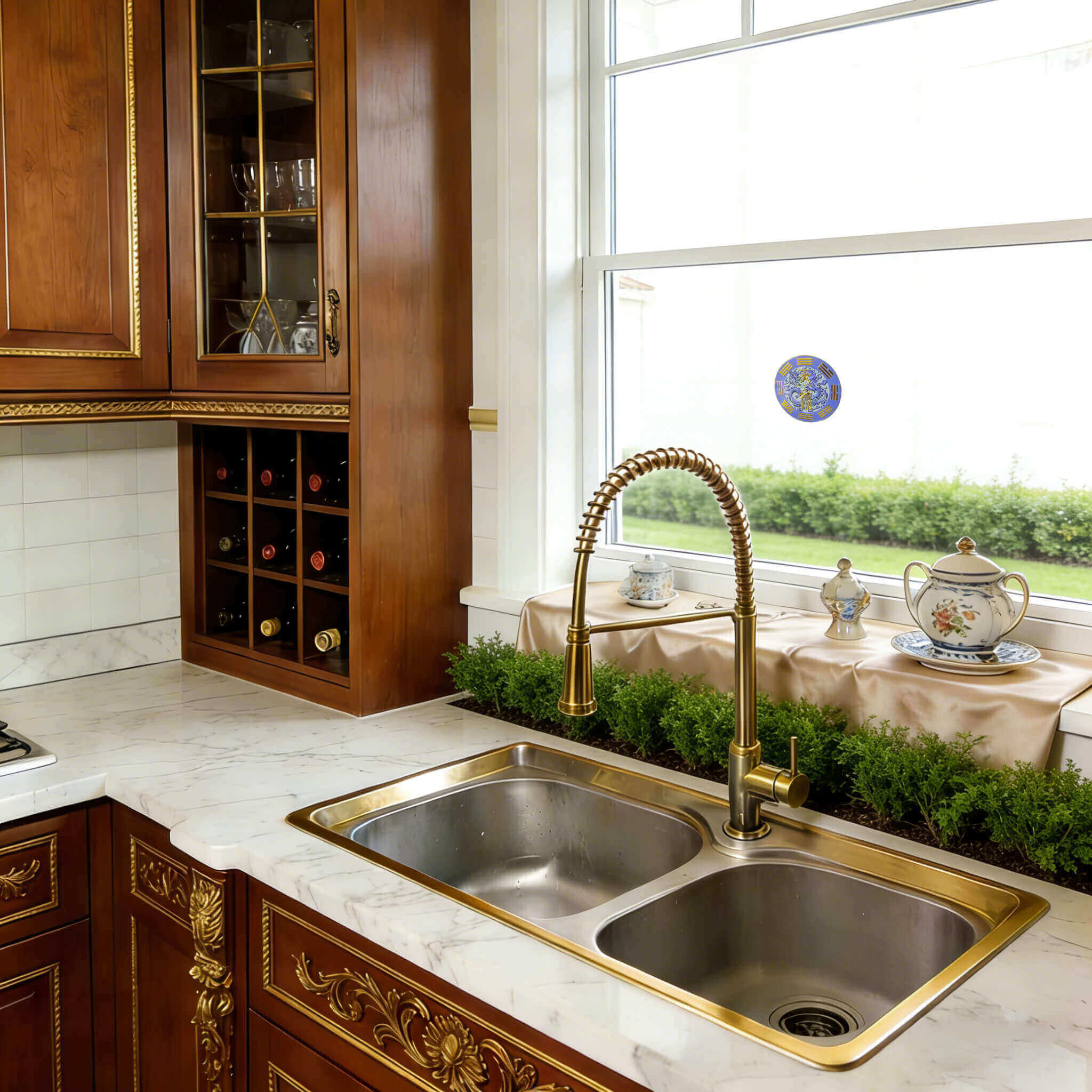 Feng Shui Water Charm – For Harmony When Faucet Faces a Window